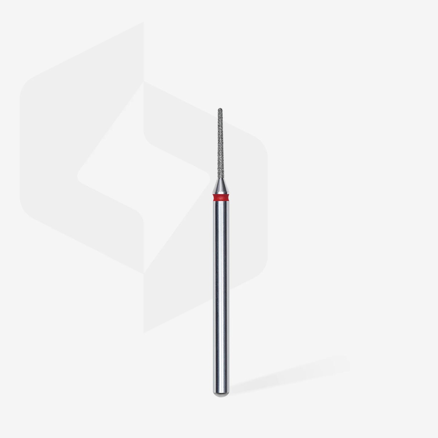 Diamantfräse "Nadel" rot, Durchmesser 1 mm / Arbeitsteil 10 mm