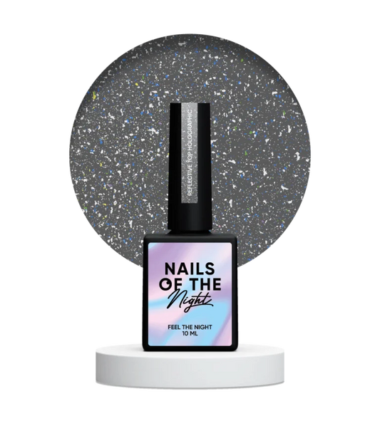 NAILSOFTHENIGHT Reflective top Holographic, 10 ml