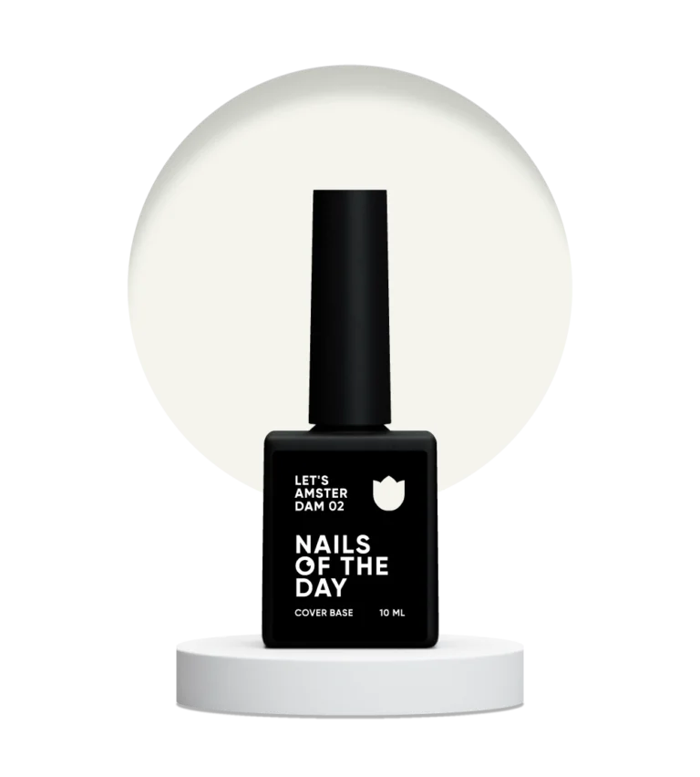 NAILSOFTHEDAY Let’s Amsterdam 02 NEW – Weiß-Milch Camouflage Base, 10 ml