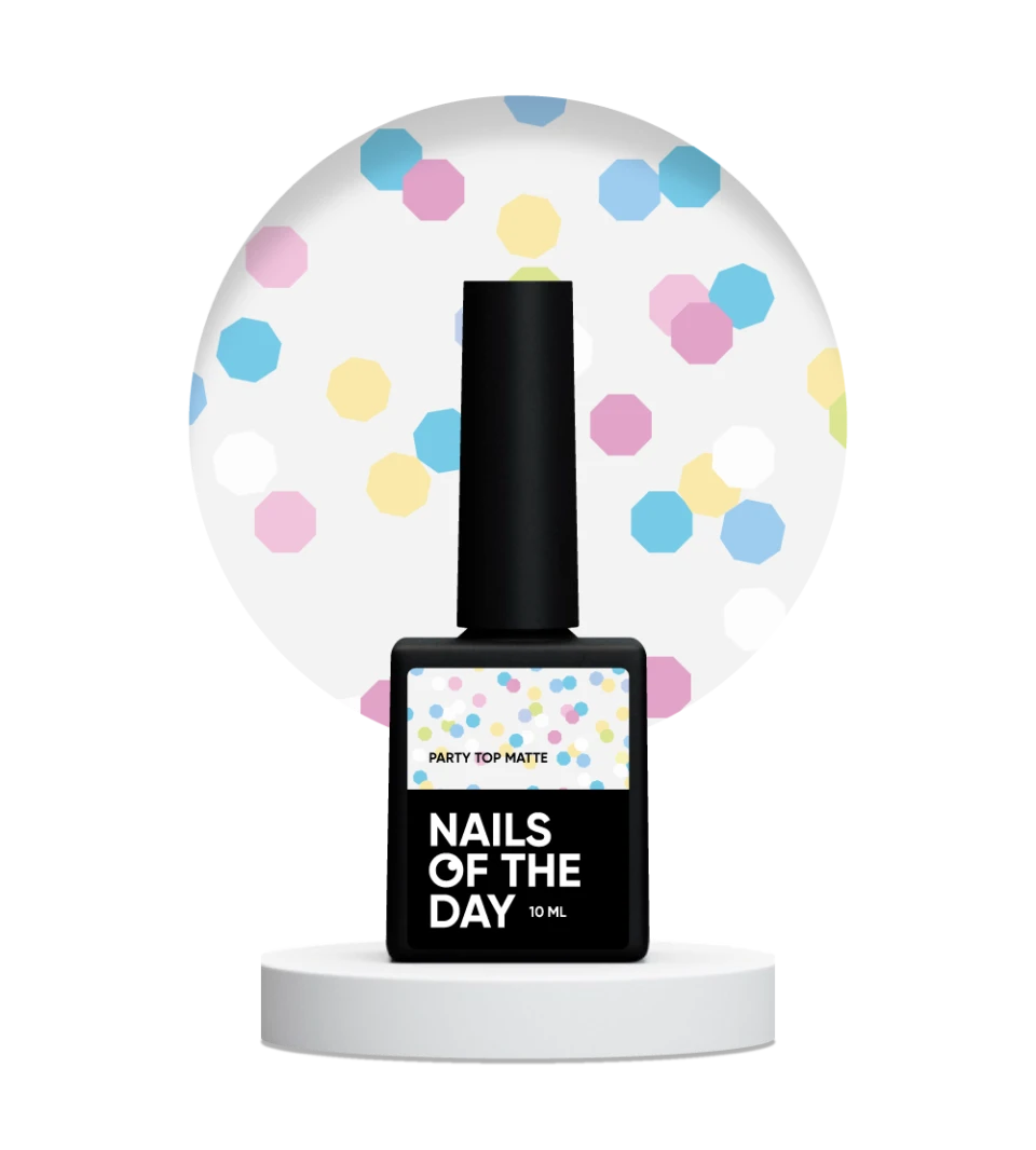 NAILSOFTHEDAY Party top matte, 10 ml