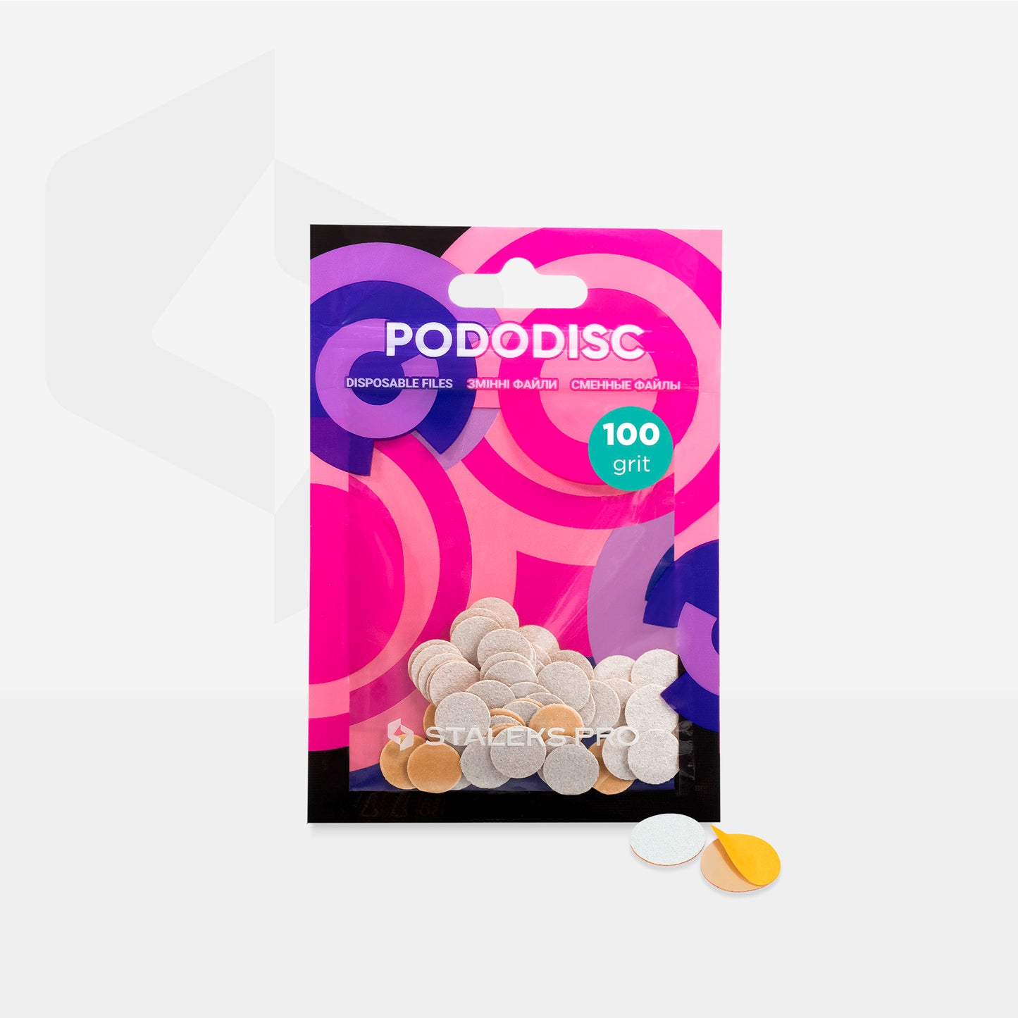 Ersatzfeilen für Pedikür-Scheibe PODODISC STALEKS PRO XS (50 Stück)