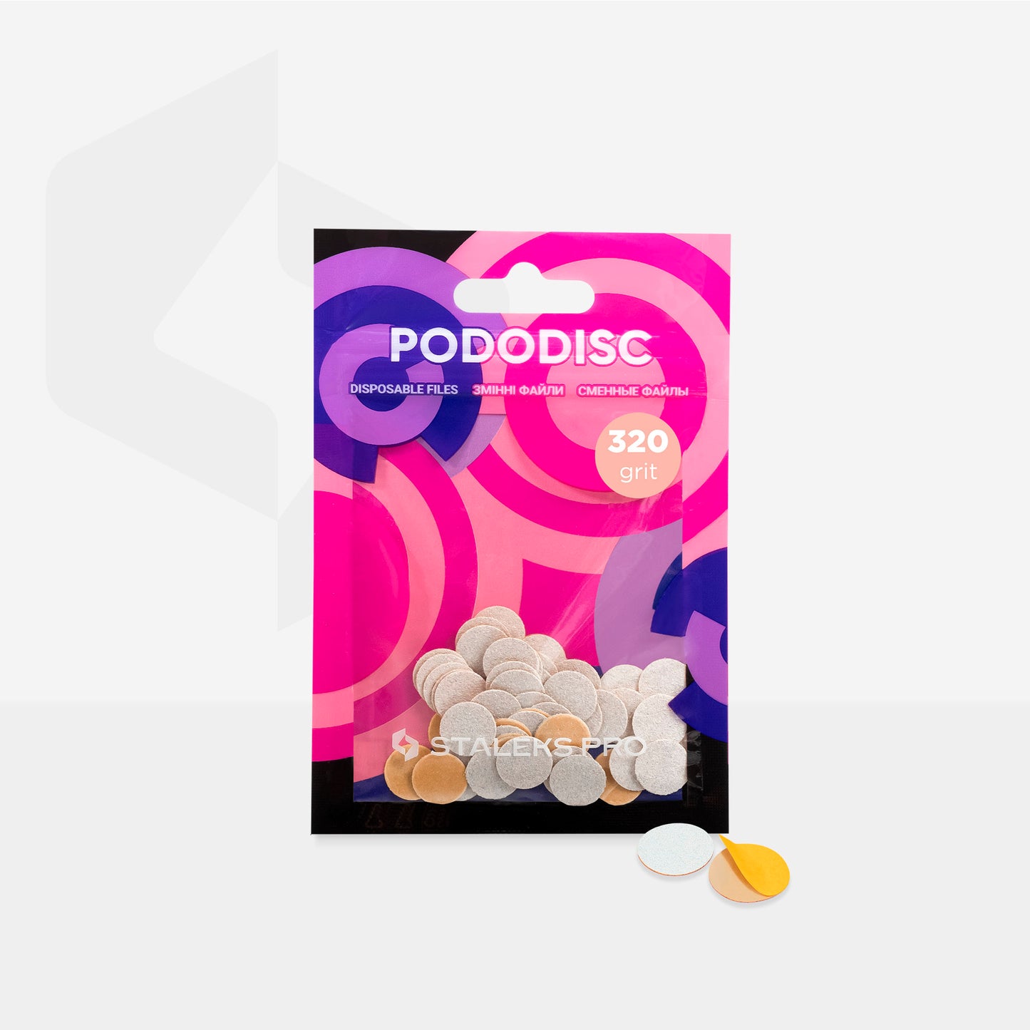 Ersatzfeilen für Pedikür-Scheibe PODODISC STALEKS PRO XS (50 Stück)