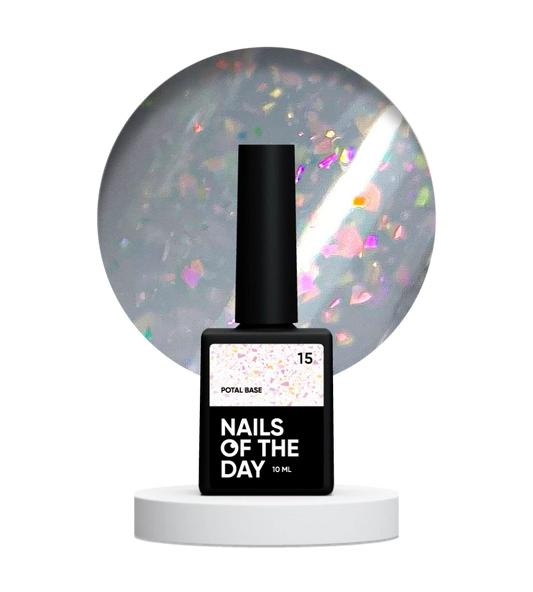NAILSOFTHEDAY Potal base 15, 10 ml