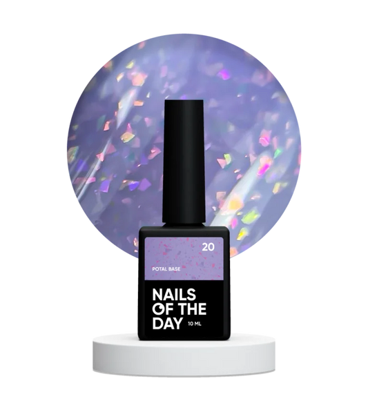 NAILSOFTHEDAY Potal base 20, 10 ml