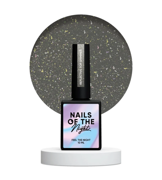 NAILSOFTHENIGHT Reflective top Shimmer, 10 ml
