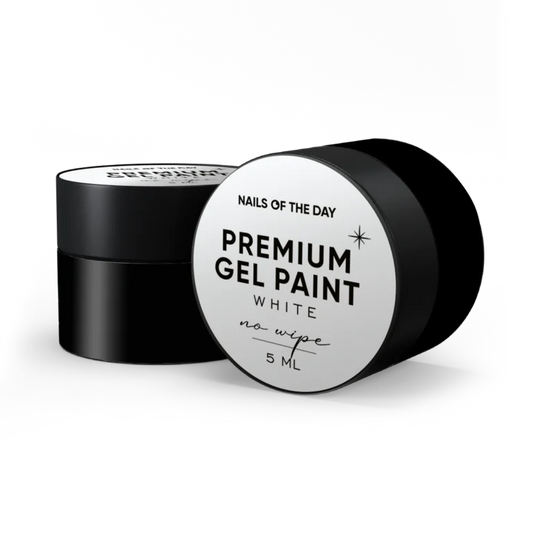 NAILSOFTHEDAY Premium gel paint White no wipe, 5 ml
